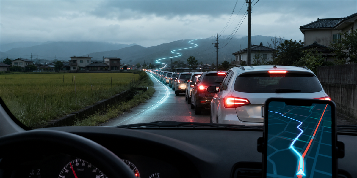塞車鬼路線示意圖